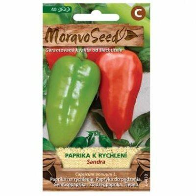 Paprika zeleninová SANDRA rychlení (MS) MoravoSeed