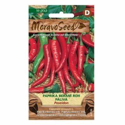 Paprika zeleninová POSEIDON beraní roh pálivá (MS) MoravoSeed