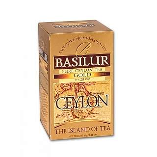 Čaj Basilur Island of Tea Gold přebal 20x1