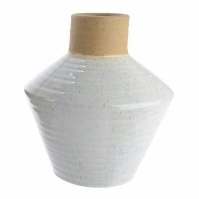 Váza dekor 2 tóny keramika mix bílá Kaemingk