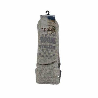 Ponožky dámské béžové vel.39-42 vlna Angro