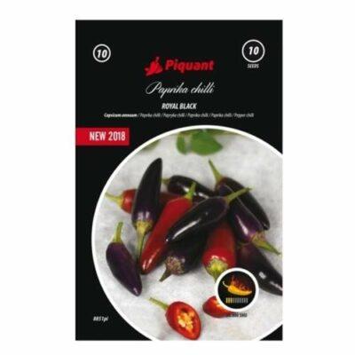 Paprika chilli Royal Black PIQUANT Nohel Garden