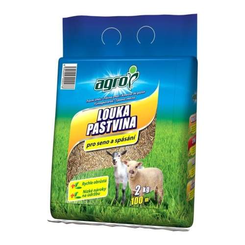Osivo AGRO travní směs louka a pastvina taška 2 kg Agro CS