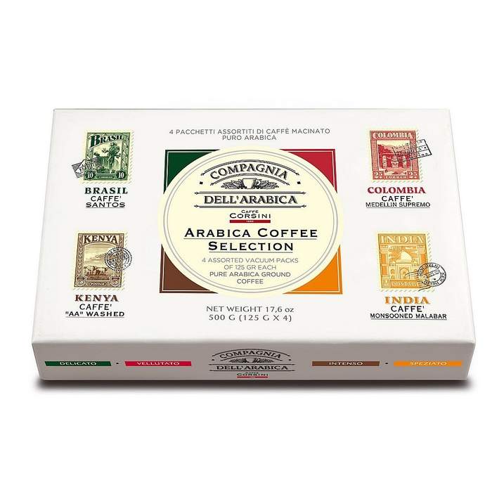 Mletá káva Arabica Coffee Selection 4ks Mix Tee