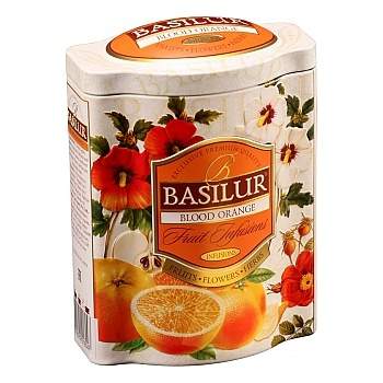 Čaj Basilur Fruit Blood Orange dóza 100g Basilur