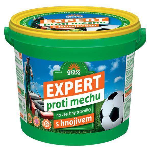 Hnojivo trávníkové Expert proti mechu 5kg kbelík ZC Jindřichův Hradec