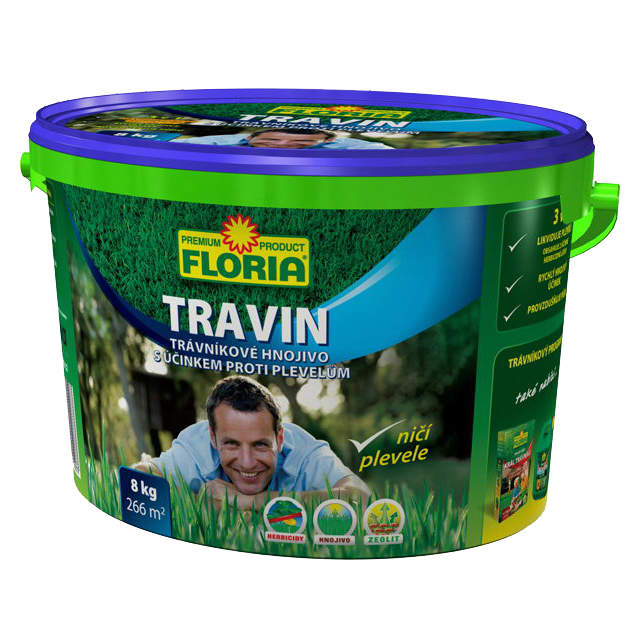 Trávníkové hnojivo Travin 8 kg FLORIA FLORIA