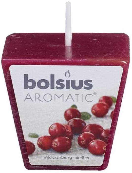 Svíčka vonná votiv BOLSIUS Wild Cranberry Bolsius