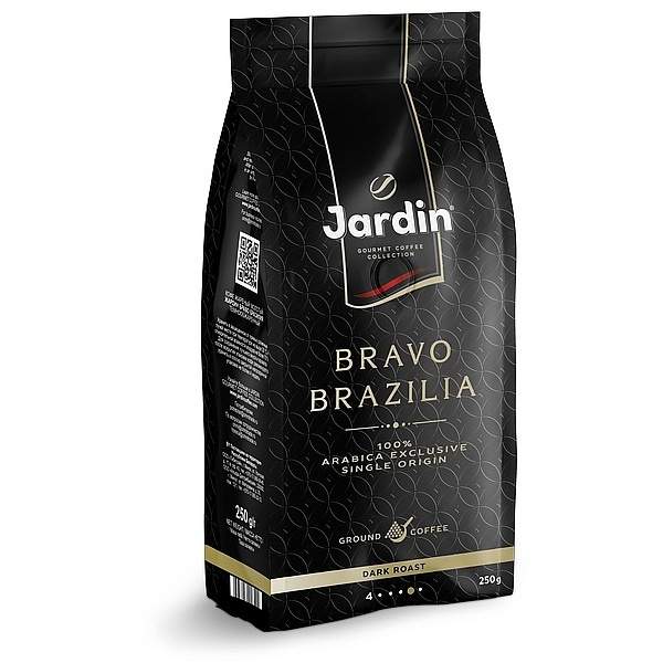 Zrnková káva Jardin Arabica Bravo Brazilia 250g Mix Tee