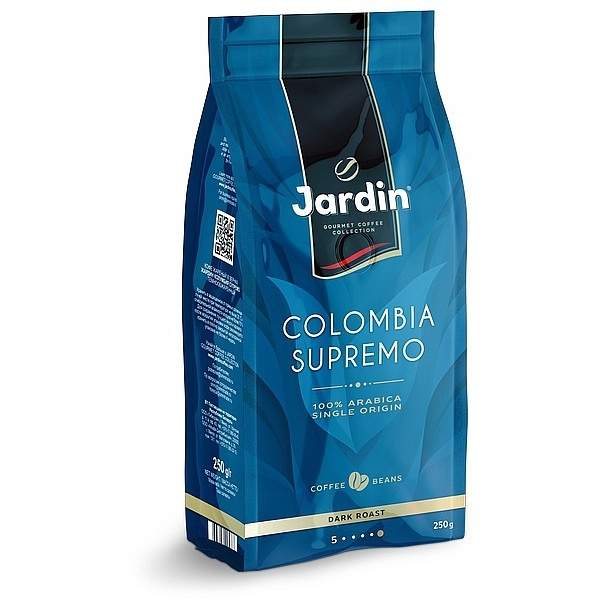 Zrnková káva Jardin Arabika Colombia Supremo 250g Mix Tee