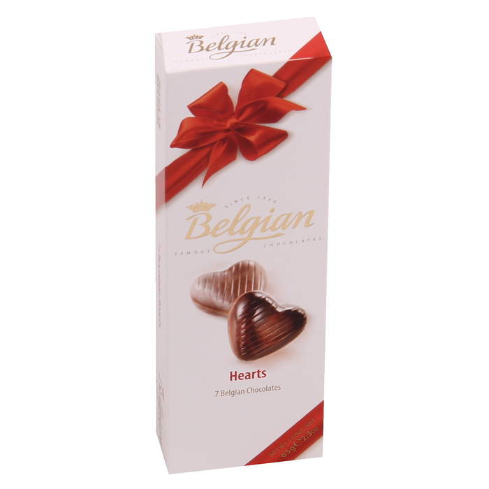 Bonboniéra belgická srdíčka 65g Stanislav čokolády