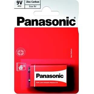 Baterie Panasonic 9V Red Zinc-blistr Hutla baterie