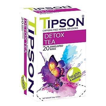 Čaj TIPSON Health Teas Detox Tea 20x1