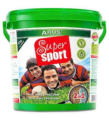 AROS travní směs SUPER SPORT kbelík FAMILY AROS Osiva
