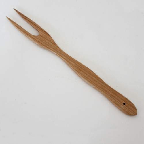 Vidlička dřevo přírodní 30cm Amadea