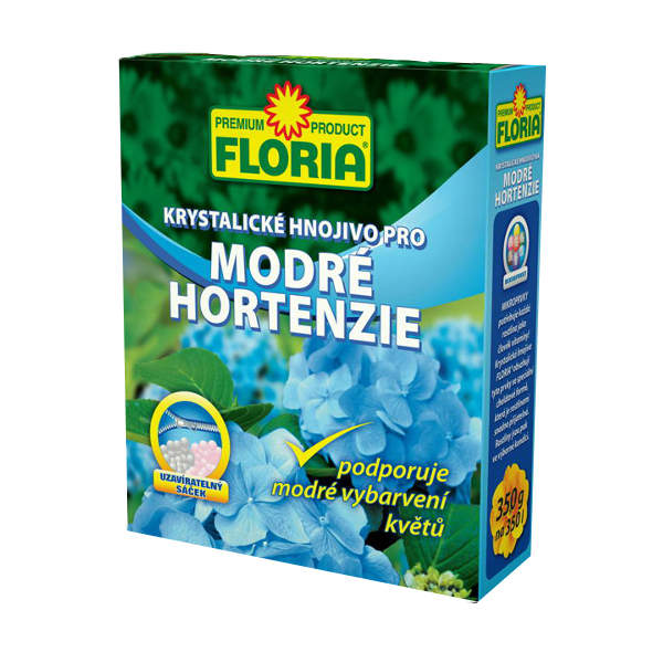 Hnojivo krystalické modré hortenzie FLORIA 350 g FLORIA
