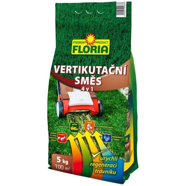 FLORIA Hnojivo vertikutační směs 4 v 1 5kg Agro CS