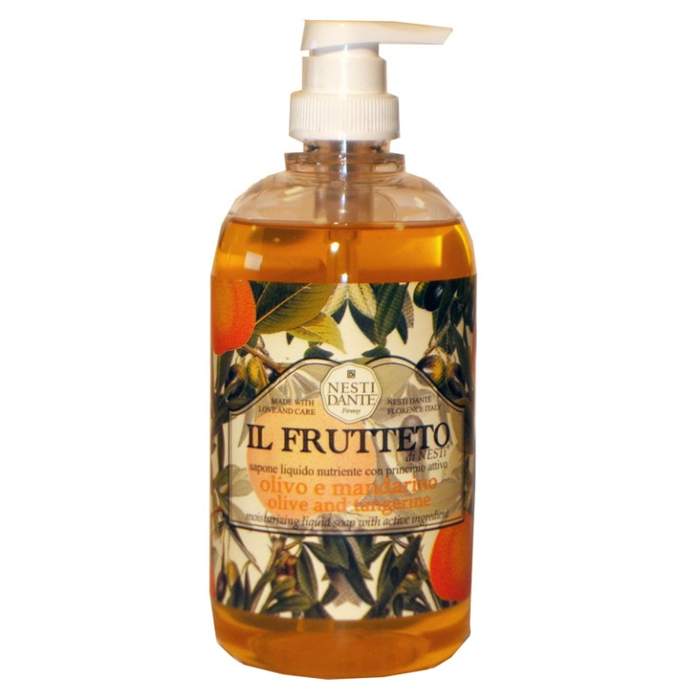 Mýdlo pumpička Olivový olej a Mandarinka 500ml Nesti Dante