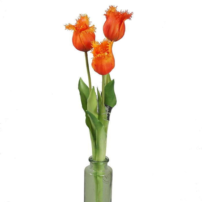 Tulipán SALLY řezaný umělý 45cm oranžový Nova Nature