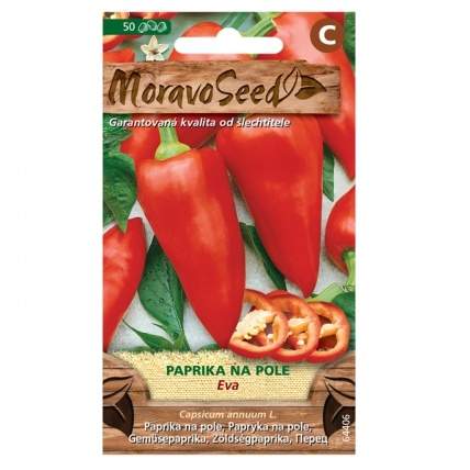 Paprika zeleninová raná EVA polní (MS) MoravoSeed