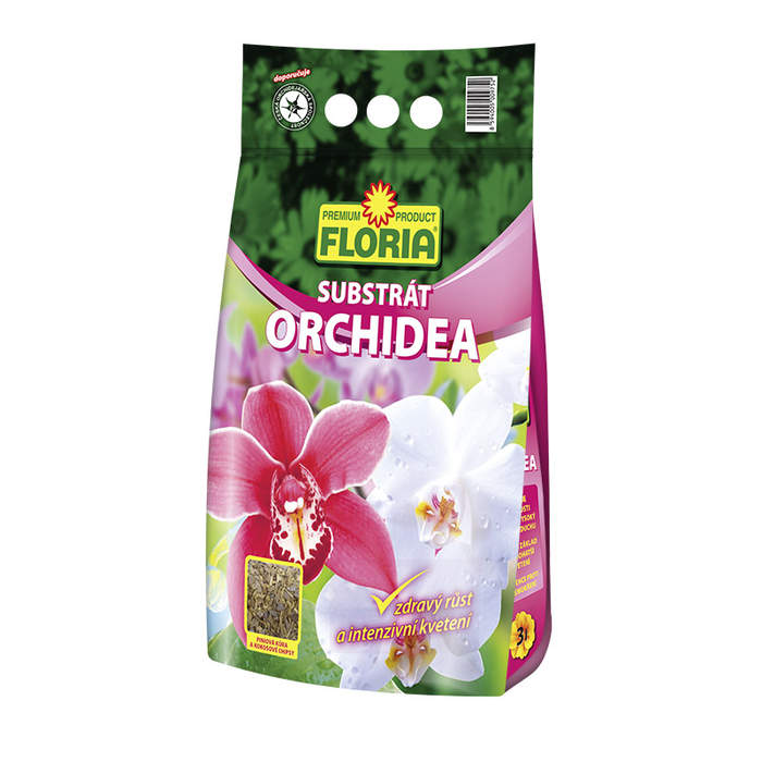 Substrát FLORIA pro orchideje 3l Agro CS