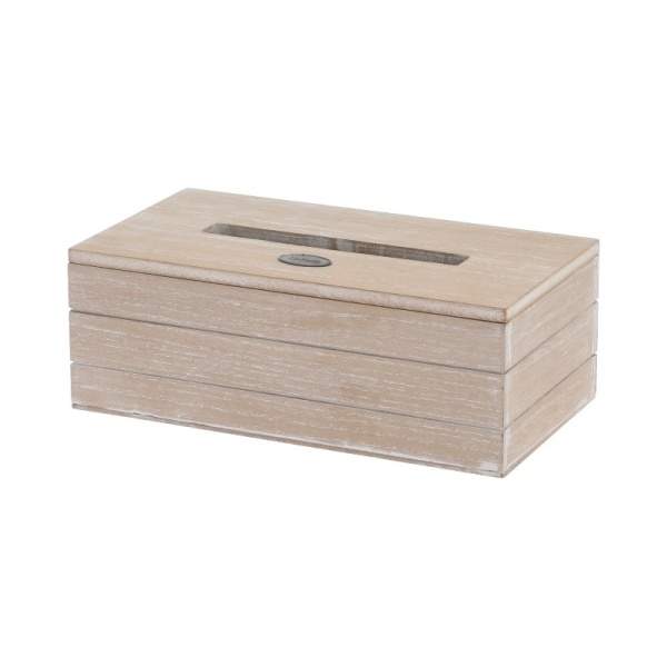 Box na papírové kapesníky dřevo hnědá 25cm Koopman