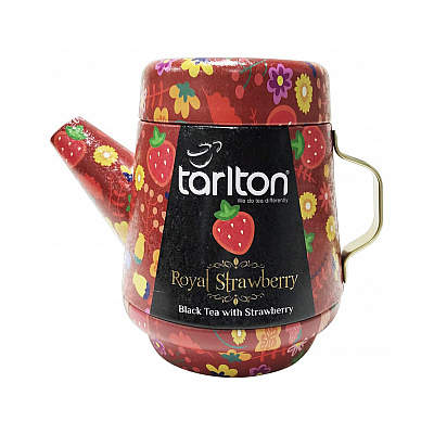 Čaj TarltonTea Pot Black Royal Strawberry 100g Mix Tee