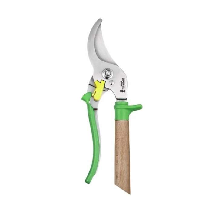 Nůžky zahradnické OPINEL nerez/dřevo zelená Potten & Patten
