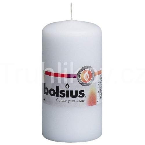 Válcová svíčka 12cm BOLSIUS bílá Bolsius