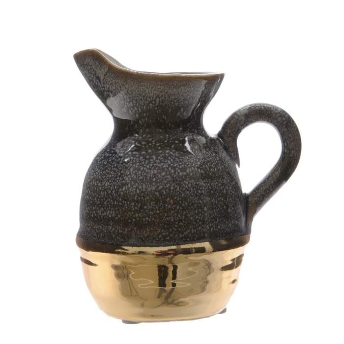 Váza džbán keramický glazovaný 23cm Kaemingk