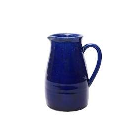 Váza džbán keramika modrá 34cm Hogewoning