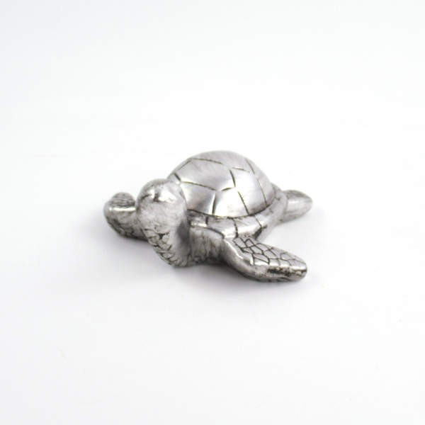 Želva porcelán stříbrná 15cm Goldbach