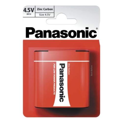 Baterie Panasonic plochá Red Zinc-blistr 4