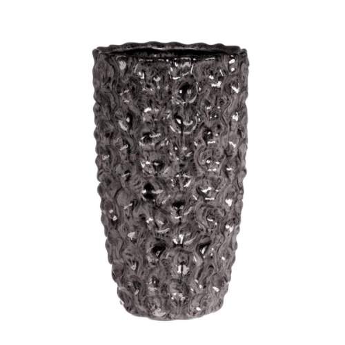 Váza válec keramika glazovaná šedá 25cm Ideas 4 seasons