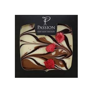 Čokoláda PASSION CUVÉE mléčná/bílá - lesní plody 90g CAMBRIEL-čokolády