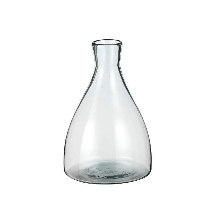 Váza/lahev skleněná JOSIE čirá 29cm Edelman