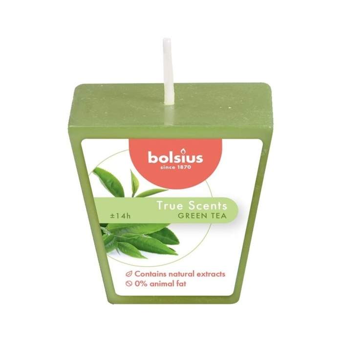 Svíčka vonná votiv BOLSIUS Green Tea 4