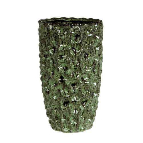 Váza válec keramika glazovaná zelená 25cm Ideas 4 seasons