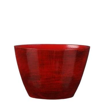 Obal ovál LESTER keramika červená 23cm Edelman