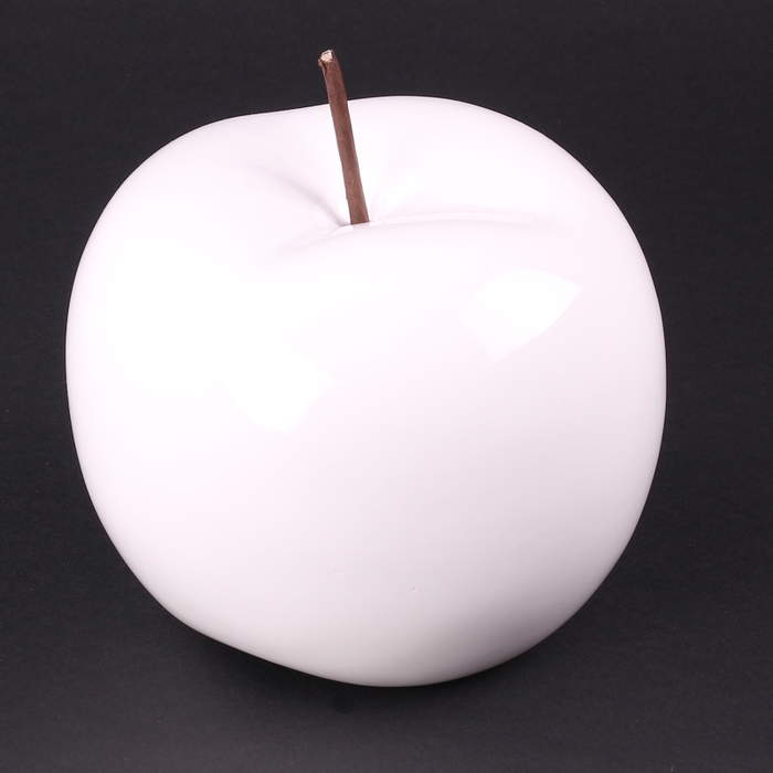 Keramické jablko bílé 15cm Bettin
