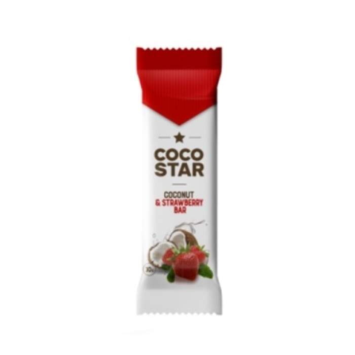 Tyčinka ovocná COCO STAR kokos a jahody 30g Hořické trubičky