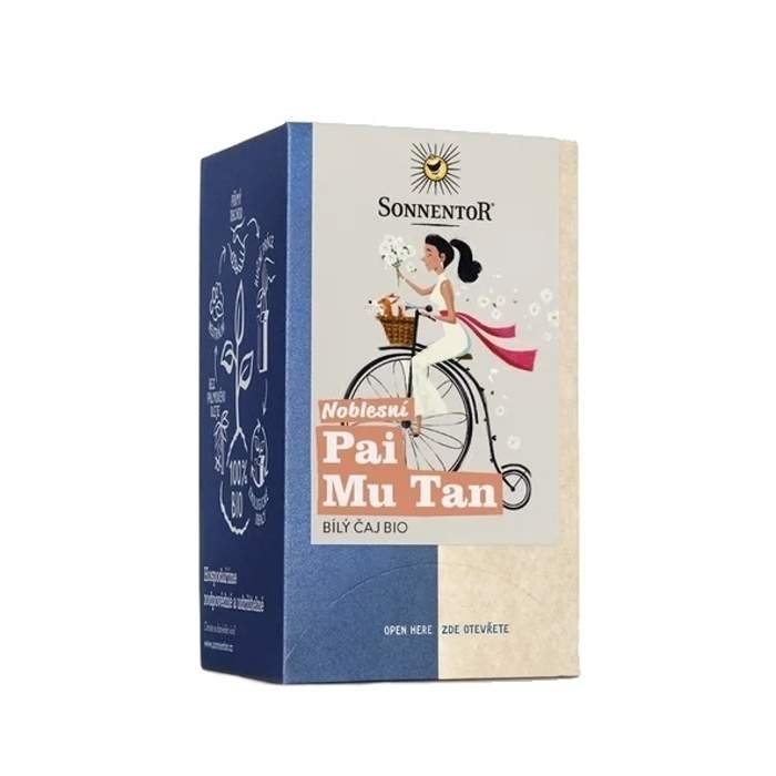 Čaj bílý Pai Mu Tan BIO porcovaný 18x1g Sonnentor Sonnentor