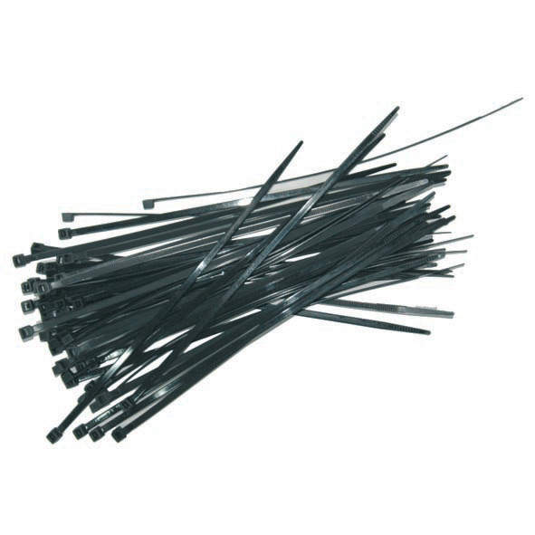 Stahovací pásky kabelové 50ks černé Conmetall