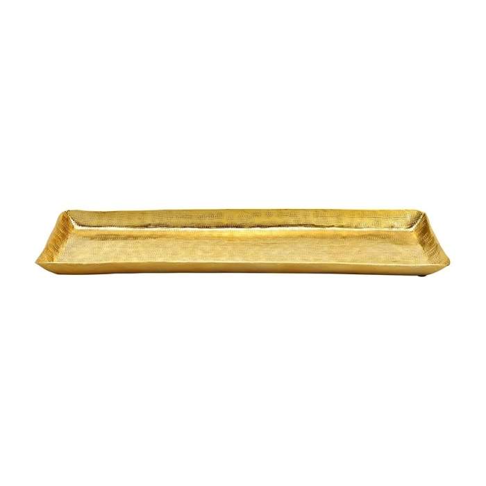 Tác hranatý kovový zlatý 53cm Wurm G.