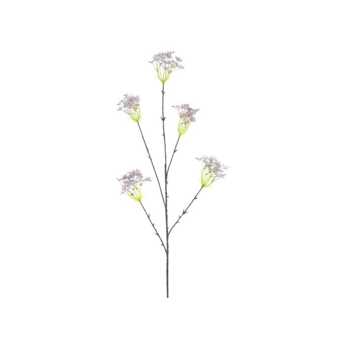 Mrkev QUEEN ANNE řezaná umělá 5 květů levandulová 87cm Nova Nature