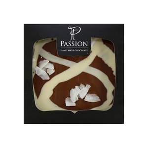 Čokoláda PASSION CUVÉE mléčná/bílá - kokos 90g CAMBRIEL-čokolády