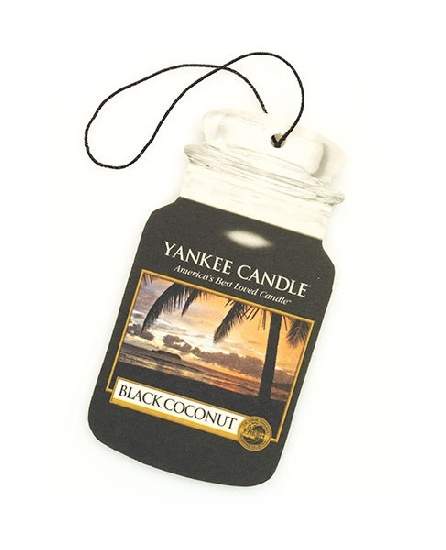 Papírová visačka YANKEE CANDLE Black Coconut Yankee Candle