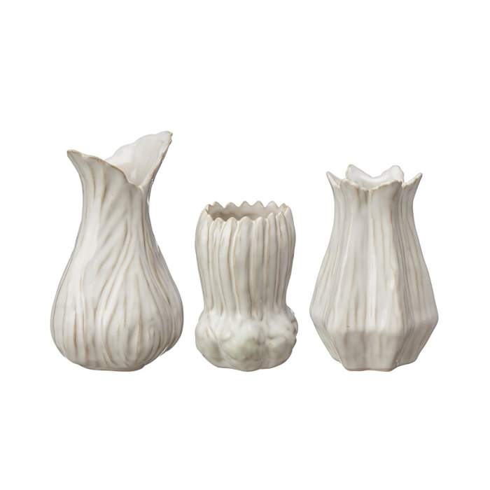 Váza atypická porcelánová LESLIE bílá mix 12cm Wikholm Form AB