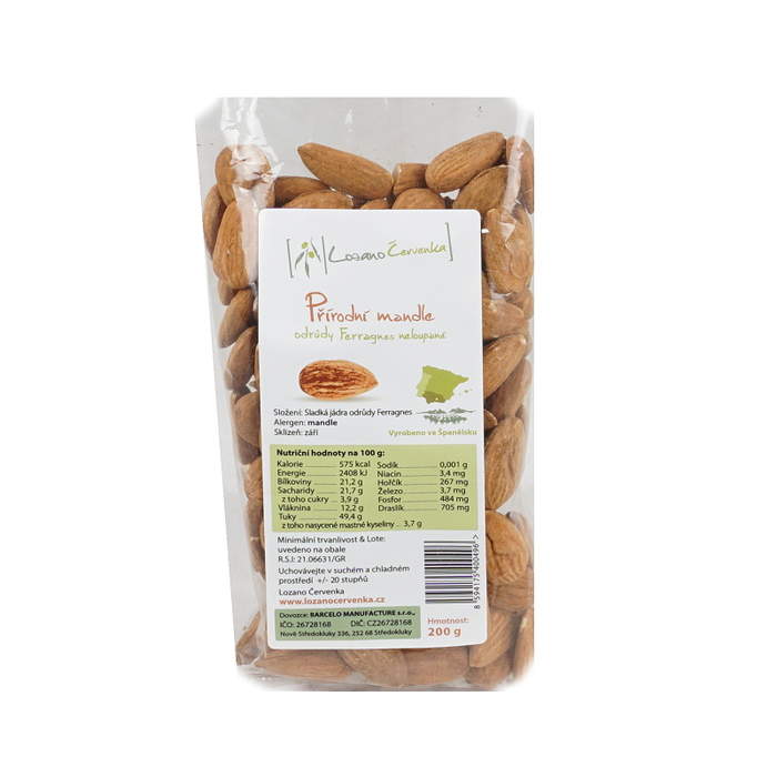 Mandle natural 200g Barcelo Manufacture