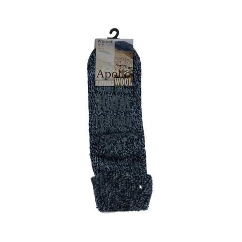 Ponožky dámské tmavě modré vel.35-38 vlna Angro